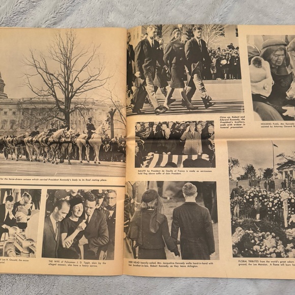 Vintage 1963 Detroit News JFK Special Report Newspaper John F Kennedy - Picture 9 of 10